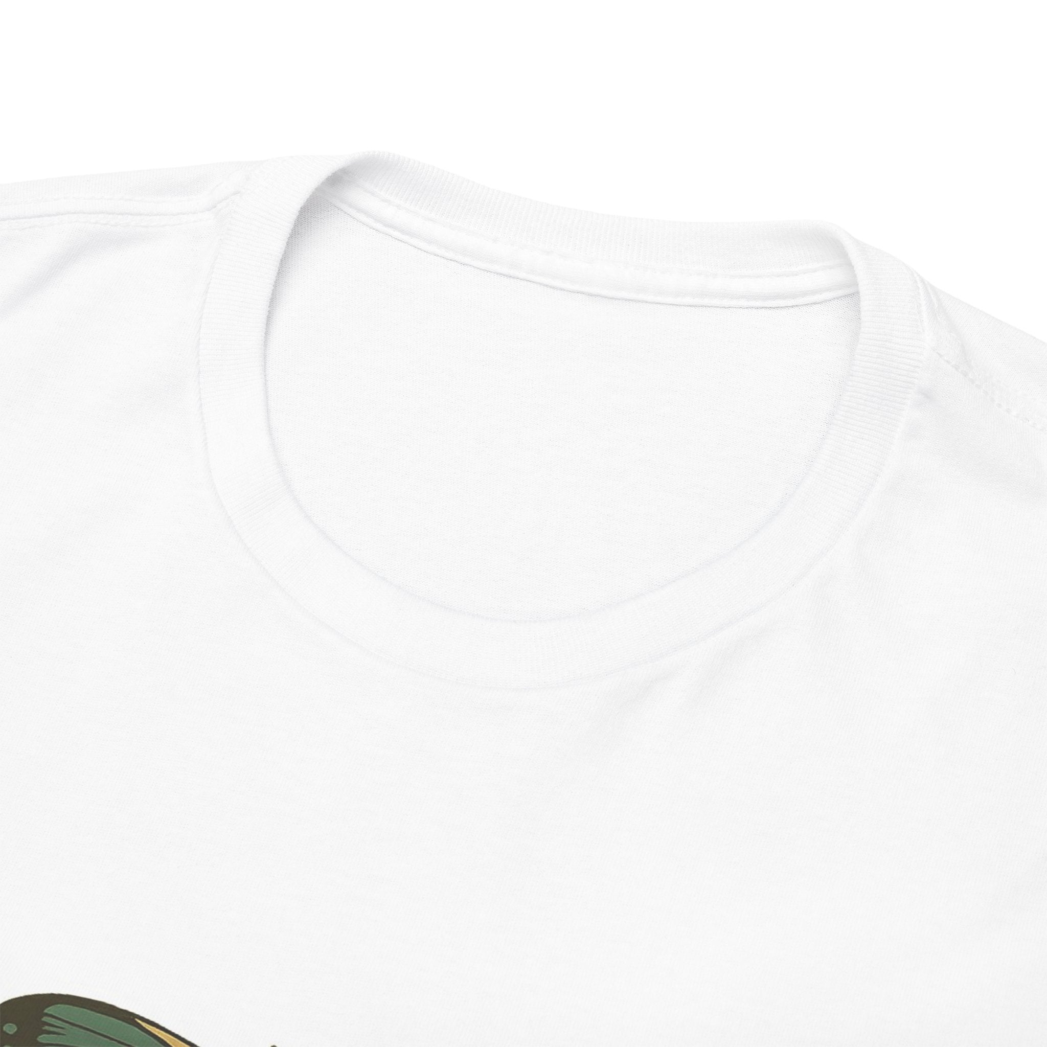 Butterfly Flora Unisex Heavy Cotton Tee, Nature Tee, Graphic T-Shirt, Eco-Friendly Gift, Spring/Summer Style, Unique Butterfly Design